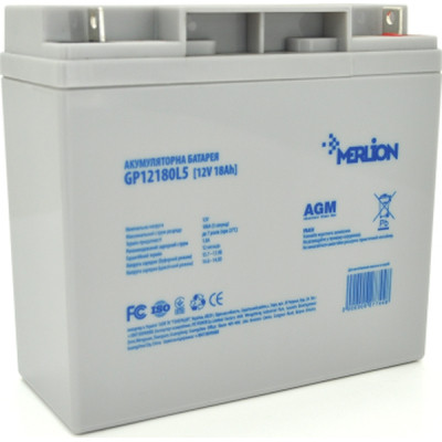 Батарея к ИБП Merlion 12V-18Ah (GP12180L5) Винница - изображение 1