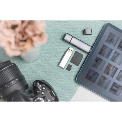 Зчитувач флеш-карт Digitus USB-C/USB 3.0 SD/MicroSD (DA-70886) Вінниця - фото 5