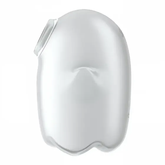 Вакуумний кліторальний стимулятор із вібрацією Satisfyer Glowing Ghost White Львів