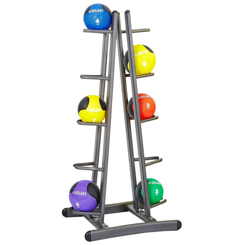 Стойка для медболов 160 см Zelart 2002C Киев - изображение 6