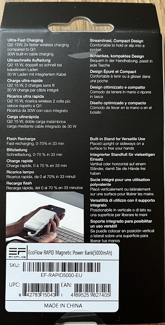 EcoFlow Magnetic Power Bank 5000 Magsafe павербанк. Киев - изображение 7
