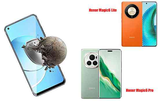Захисне скло DefenzoGlass для Honor Magic6 Lite, Honor Magic6 Pro – подвійна міцність Київ