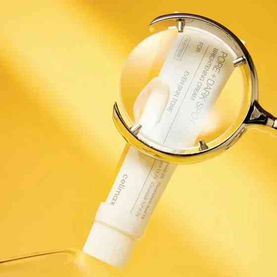 Крем против пигментных пятен для выравнивания тона и рельефа кожи Pore + Dark Spot Brightening Cream Celimax 35 мл Киев
