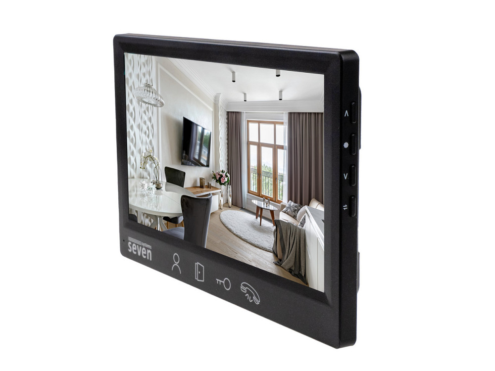 Домофон SEVEN DP–7571 FHD black Київ - фото 4