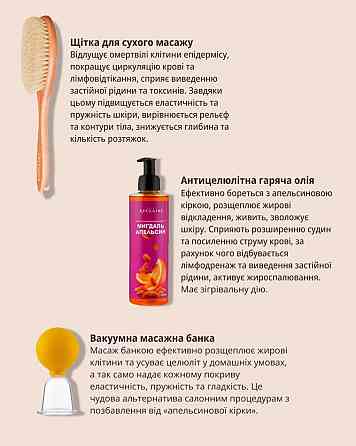 Горячий антицеллюлитный массажный набор Щётка+Масло+Вакуумная банка Reclaire cosmetics Киев