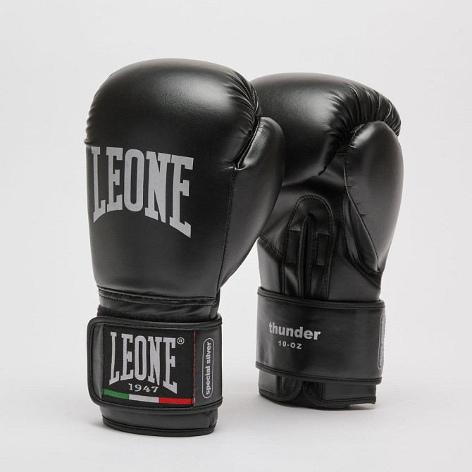Боксерські рукавиці Leone GN383 THUNDER Black 8 унцій (капу в комплекті) Каменское - изображение 4