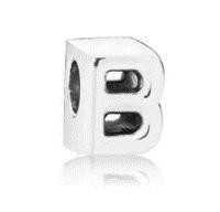 Срібна намистина Пандора  "Літера В" MasterSem Київ - фото 1