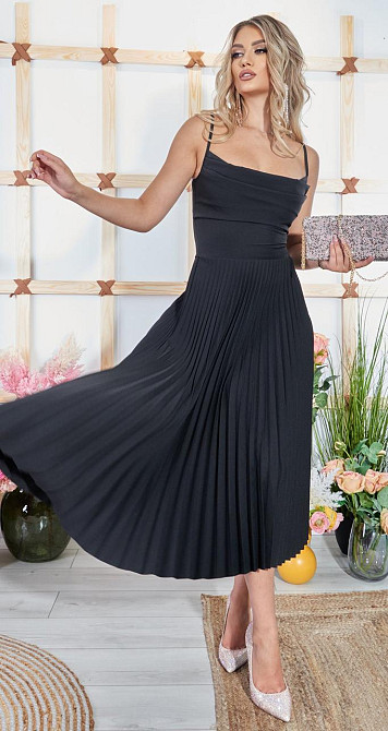 Нарядное черное платье (42) Киев - изображение 5