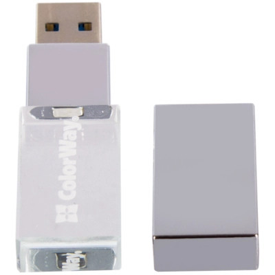 USB флеш накопитель ColorWay 64GB ColorWay Crystal USB 3.0 (CW-USBCL64) Винница - изображение 11