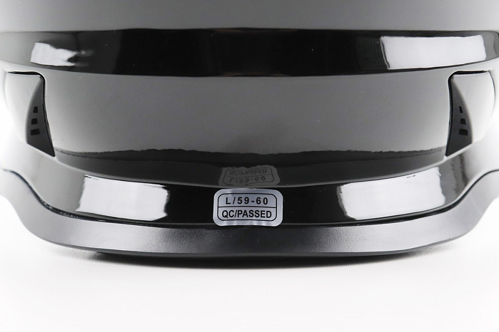 Шолом кросовий/ендуро/АТV зі склом BLD-819-7 L (59-60см), ЧОРНИЙ глянець Київ - фото 7