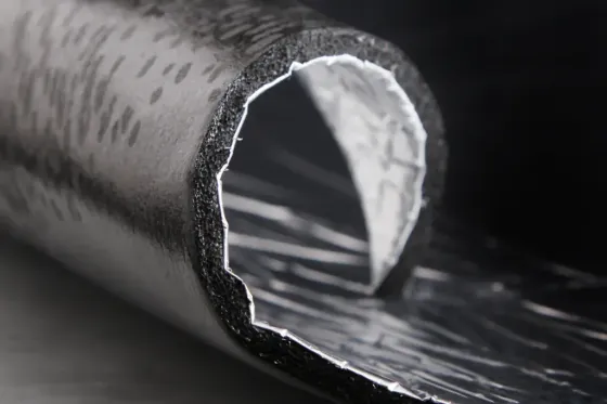 Шумоизоляция шумо-теплоизоляционная СТК Soft Var F 500*800* 6.0мм самокл. метал. Винница