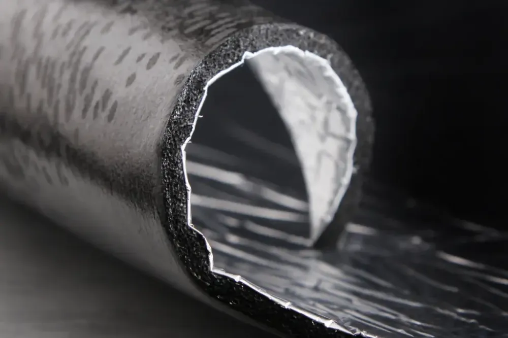 Шумоизоляция шумо-теплоизоляционная СТК Soft Var F 500*800* 6.0мм самокл. метал. Винница - изображение 1