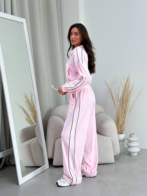 Велюровый спортивный женский костюм Зефирный 42/46 Харьков - изображение 4