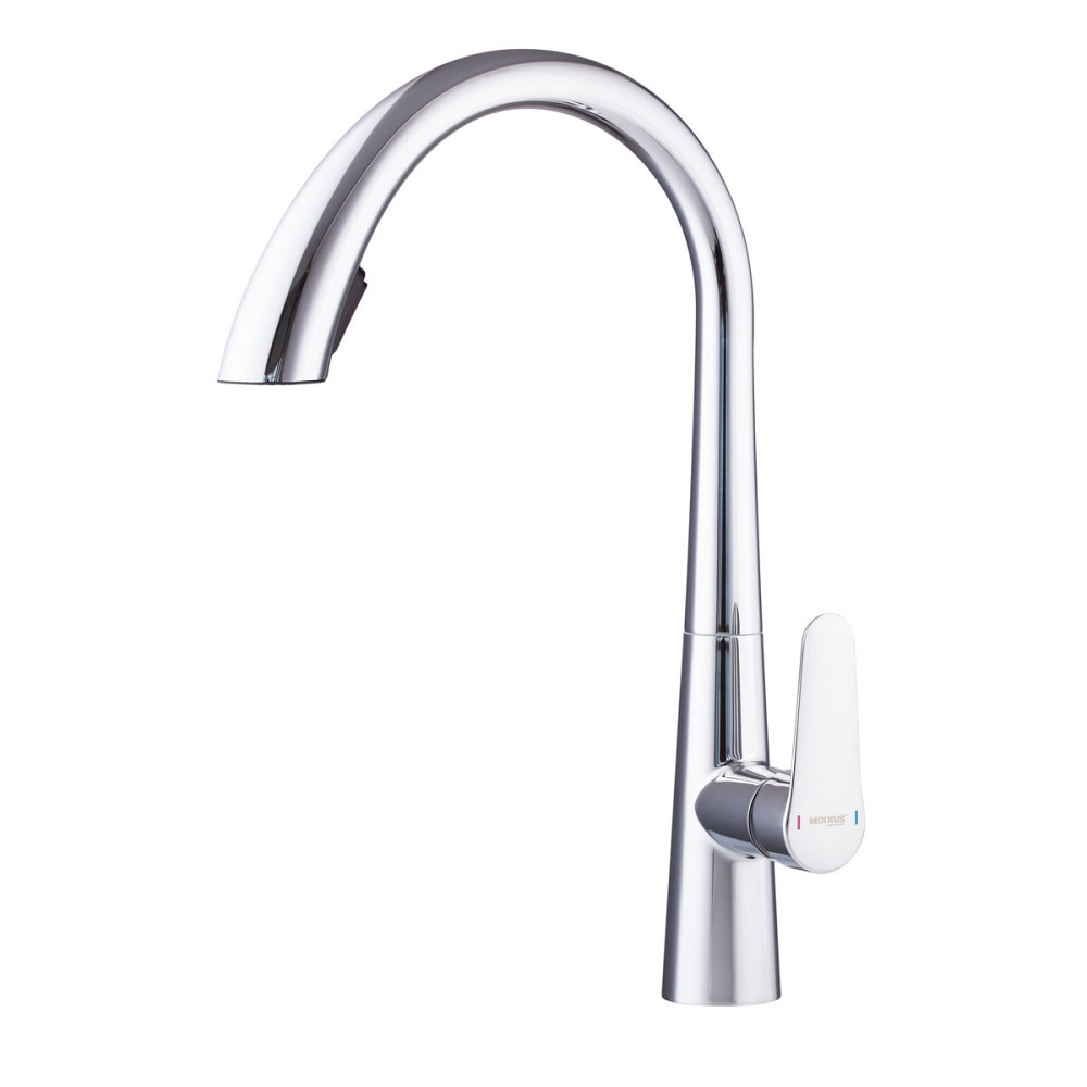 Кухонный смеситель Mixxus Premium WARTA 014 с выдвижным изливом (MI6956) Харьков - изображение 3