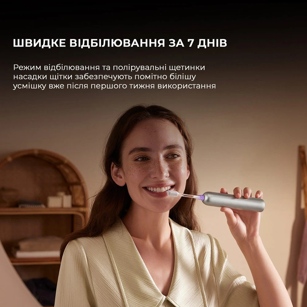 Зубна електрощітка Mova Fresh Pro Sliver (ATB15A-SIL) ( Silver ) Харків - фото 14