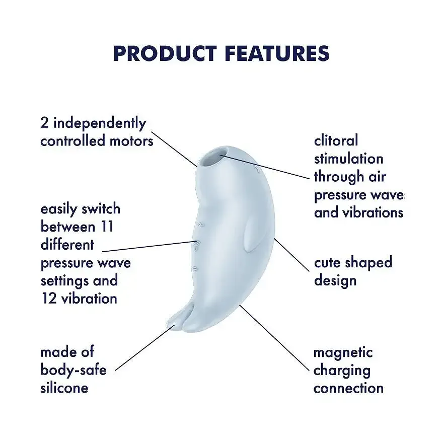 Вакуумний кліторальний стимулятор із вібрацією Satisfyer Seal You Soon Львів - фото 6