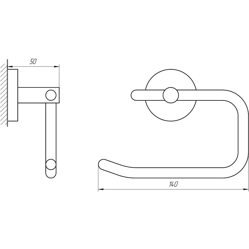 Тримач туалетного паперу Perfect Sanitary Appliances SP 8116 Луцк - изображение 2