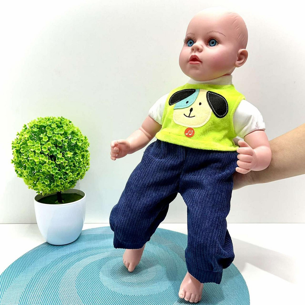 Пупс Країна Іграшок Чудо малюк відтворює веселі мелодії колискові або фрази Блакитний (PL-525-116) Чернигов - изображение 9