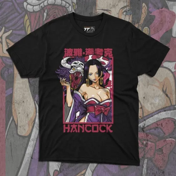 Футболка для подростка мальчика с принтом Ван Пис Боа Хенкок 2 Размер 160 Anime11009 Днепр