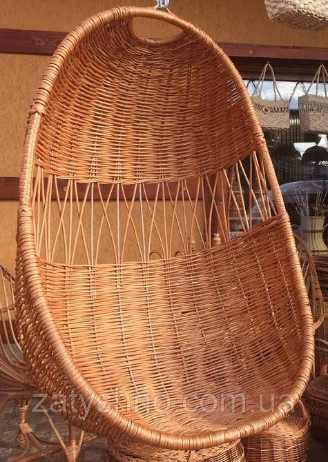 Кресло  кокон плетеное подвесное Киев - изображение 2