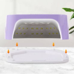 Лампа для манікюру SUN S80 UV/LED 168 Вт, 36 світлодіодів, таймер 10/30/60/99 с, датчик руху, біла Київ - фото 5