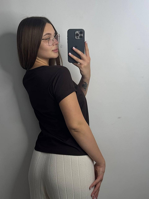 Базова футболка жіноча однотонна Брауні XXL Харків - фото 2