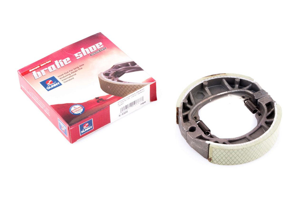 Колодки гальмівні (барабан) скутер 4 Т Китай 50-150 (10/12 колесо) Мукачево - фото 1