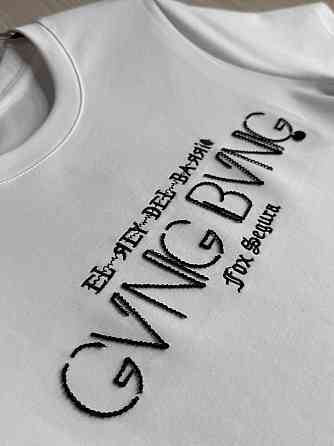 Футболка жіноча A-N 30153 з вишивкою базова однотонна one size, білий, one size Київ