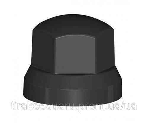 Ковпачок низький на гайку колеса 33 черный Ковпачок низький на гайку 33 Ковпачок на 33 гайку Луцк