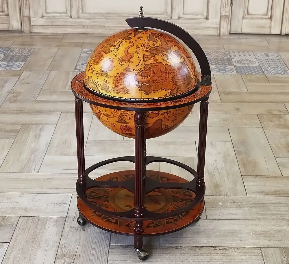 Глобус бар на пол Древняя карта коричневый сфера 42 см Гранд Презент mastersem Киев - изображение 4