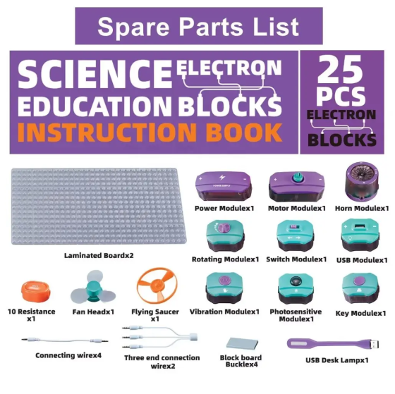 Електронний конструктор 25 деталей Shantou Луцьк