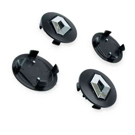 Ковпачок-заглушка диска автомобіль Рено 50/57 мм під оригінал чорний (к-кт 4 шт) Мукачево