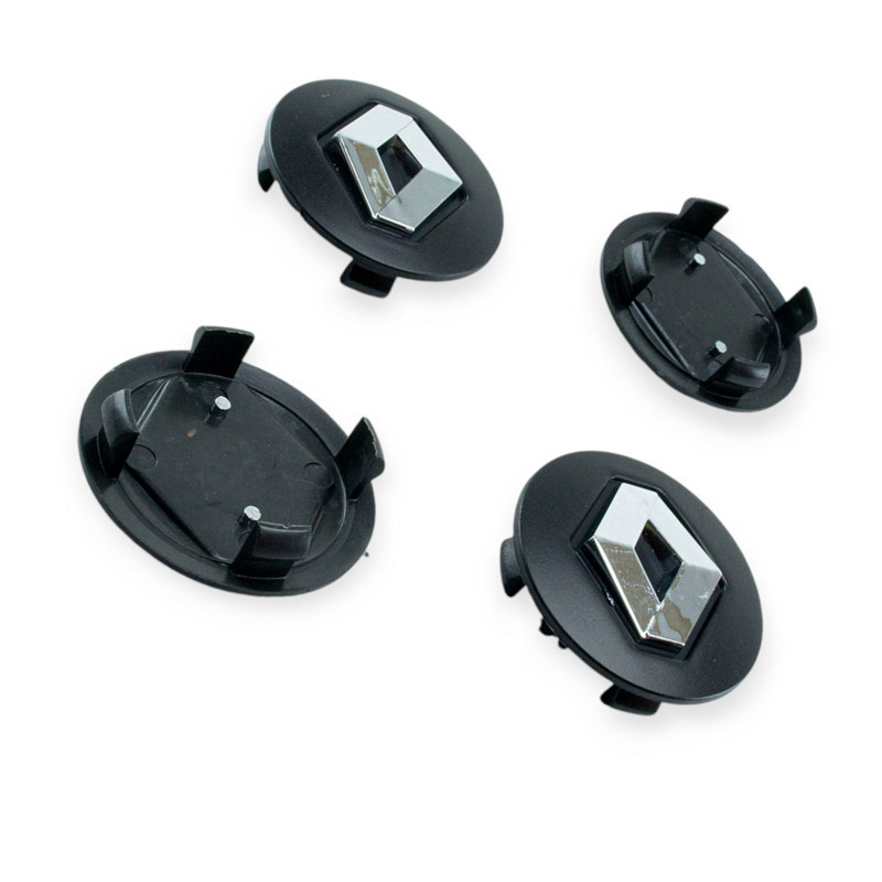 Ковпачок-заглушка диска автомобіль Рено 50/57 мм під оригінал чорний (к-кт 4 шт) Мукачево - фото 1