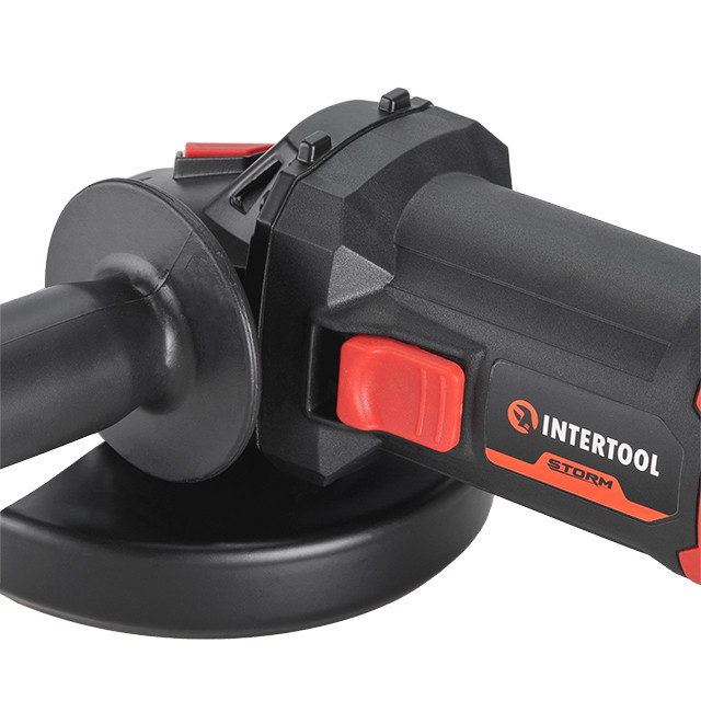 Болгарка INTERTOOL WT-0235, 1,2 кВт, 6000-12200 об/хв, диск 125 мм - безпечний запуск і зручність Львів - фото 8
