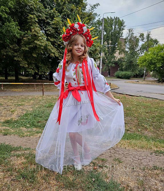 Детское вышитое платье с калиной Кривой Рог - изображение 6