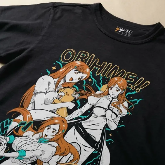 Футболка чоловіча з  принтом Блич Оріхіме Розмір 48 Anime0992 Дніпро