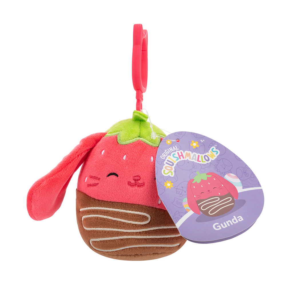 М'яка іграшка на кліпсі Squishmallows – Кролик Гунда Дніпро - фото 7