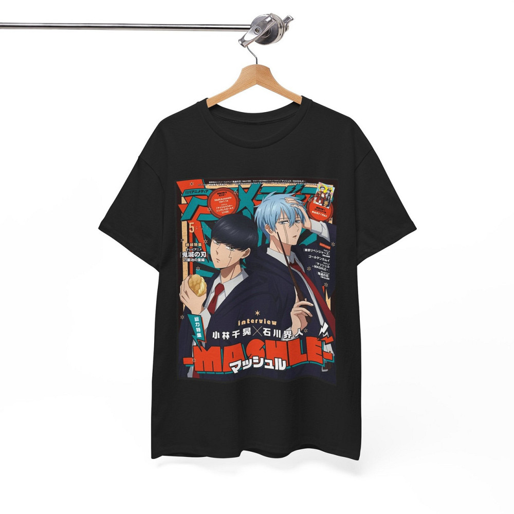 Футболка аниме Масх Масхле Аниме Манга оверсайз (S/M/L) Черний AnimeJ0146 Днепр - изображение 6