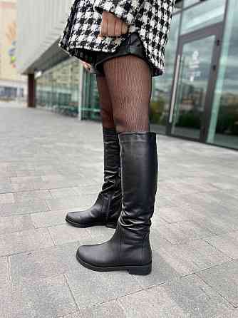 Nivelle Чоботи жіночі NIVELLE чорні натуральна шкіра зимові 38р. (4012) Коломыя