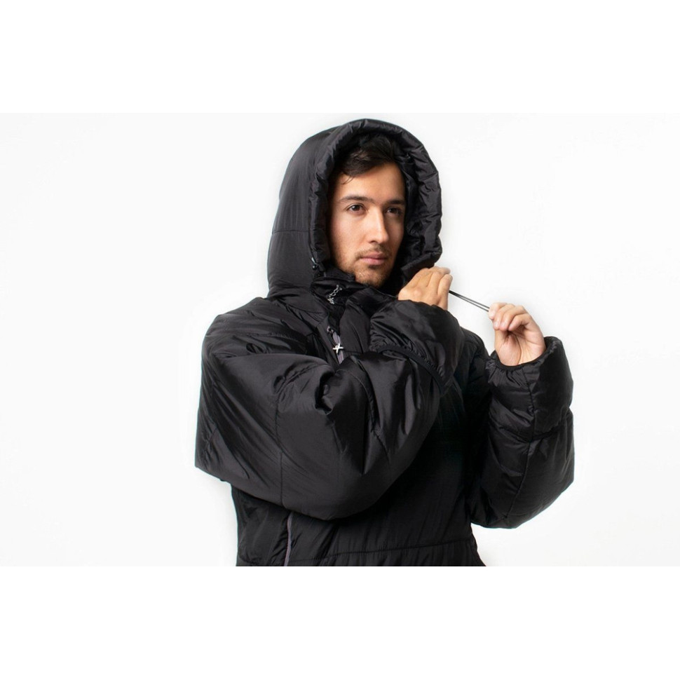 Спальный мешок-комбинезон Selkbag Original (размер L) Черный Винница - изображение 6