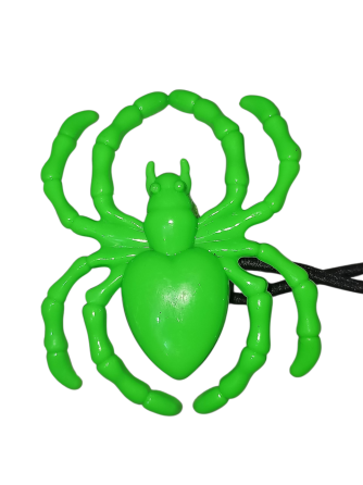 Резинка для волос Паук 5 на 7 см на Хэллоуин зеленый Киев