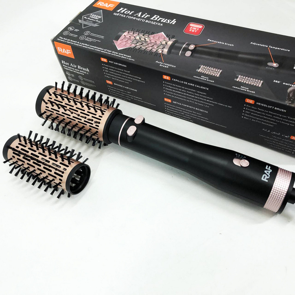 Фен щетка крутится фен щетка для объема RAF R.421 1000 Вт, Фен для головы Классический волос UT-79 Львов - изображение 1