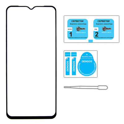 Скло захисне Dengos Full Glue Nokia C22 (black) (TGFG-305) Вінниця - фото 3