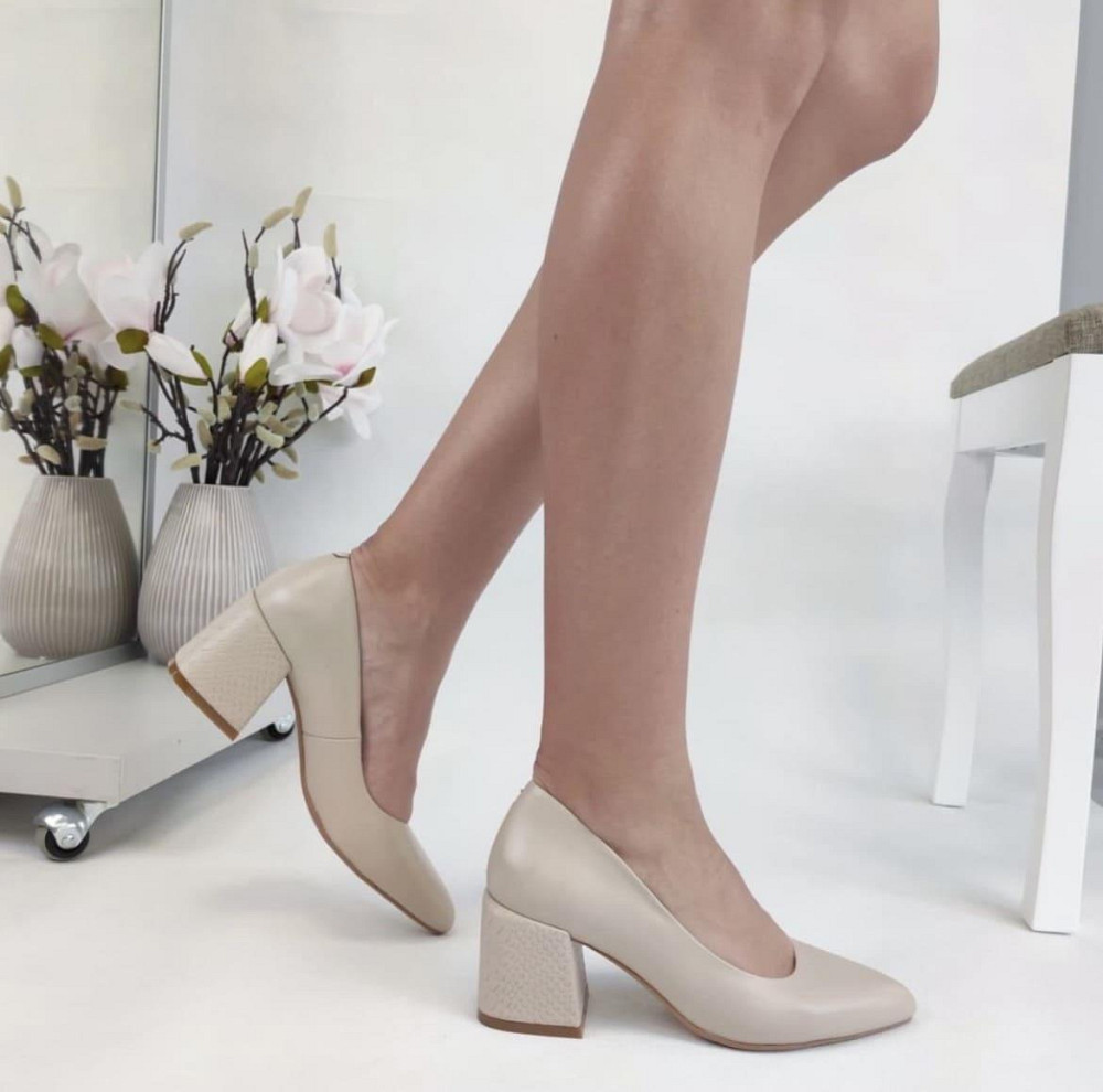 Nivelle Туфлі жіночі NIVELLE капучіно натуральна шкіра каблук 6 см (1982/6057-6064) Коломия - фото 2