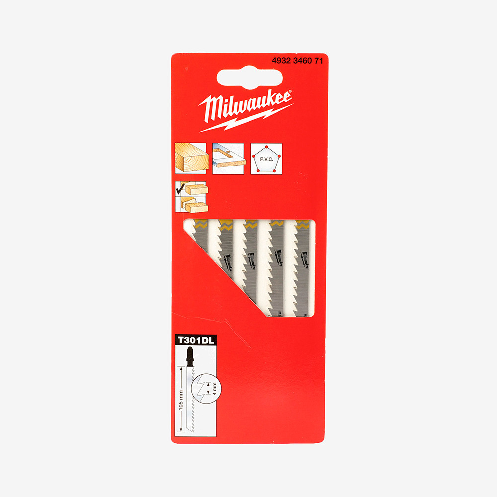 Полотна для лобзика T301DL MILWAUKEE, 105/4,0мм, (5шт) Одесса - изображение 2