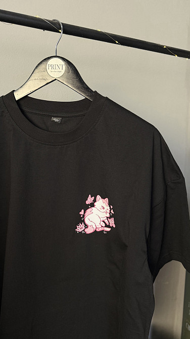 Оверсайз футболка «ТЕСТОСТЕРОН» з великим принтом Чернівці - фото 3