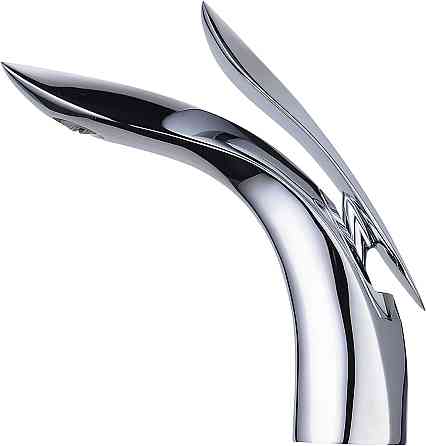 Смеситель латунный для раковины однорычажный кран для умывальника WanFan для ванной комнаты Хром Каменец-Подольский