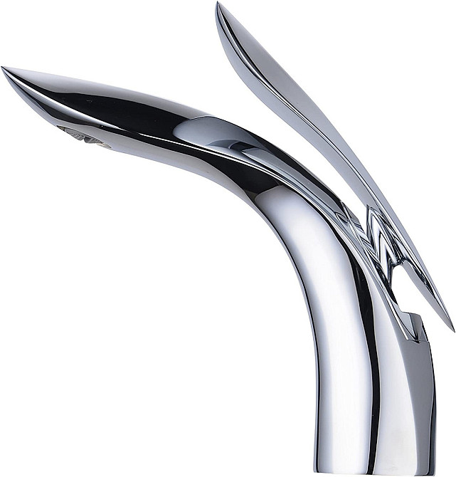 Змішувач латунний для раковини одноважільний кран для умивальника WanFan для ванної кімнати Хром Кам'янець-Подільський - фото 4