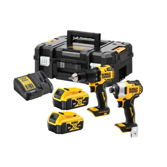 Набір з двох інструментів акумуляторних безщіткових DeWALT DCK2062M2T Коломия