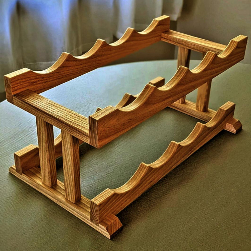 Настільна винна полиця "Ламорада" охра Миколаїв - фото 1